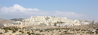 Kleine Stadt Bethlehem in Israel - Geburtsort Jesu Christi