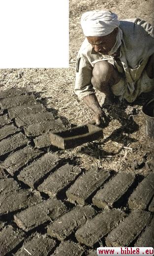 В некоторых экономически отсталых странах кирпичи продолжают делать по рецепту 3000летней
давности
